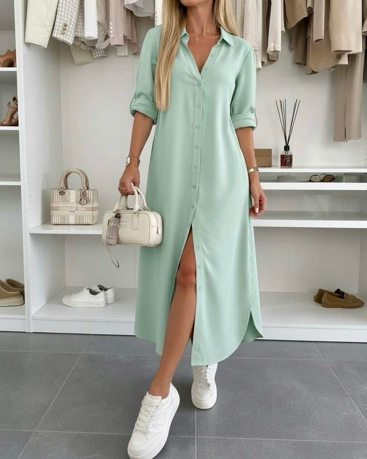 Hedy oversized shirt dress – image 14