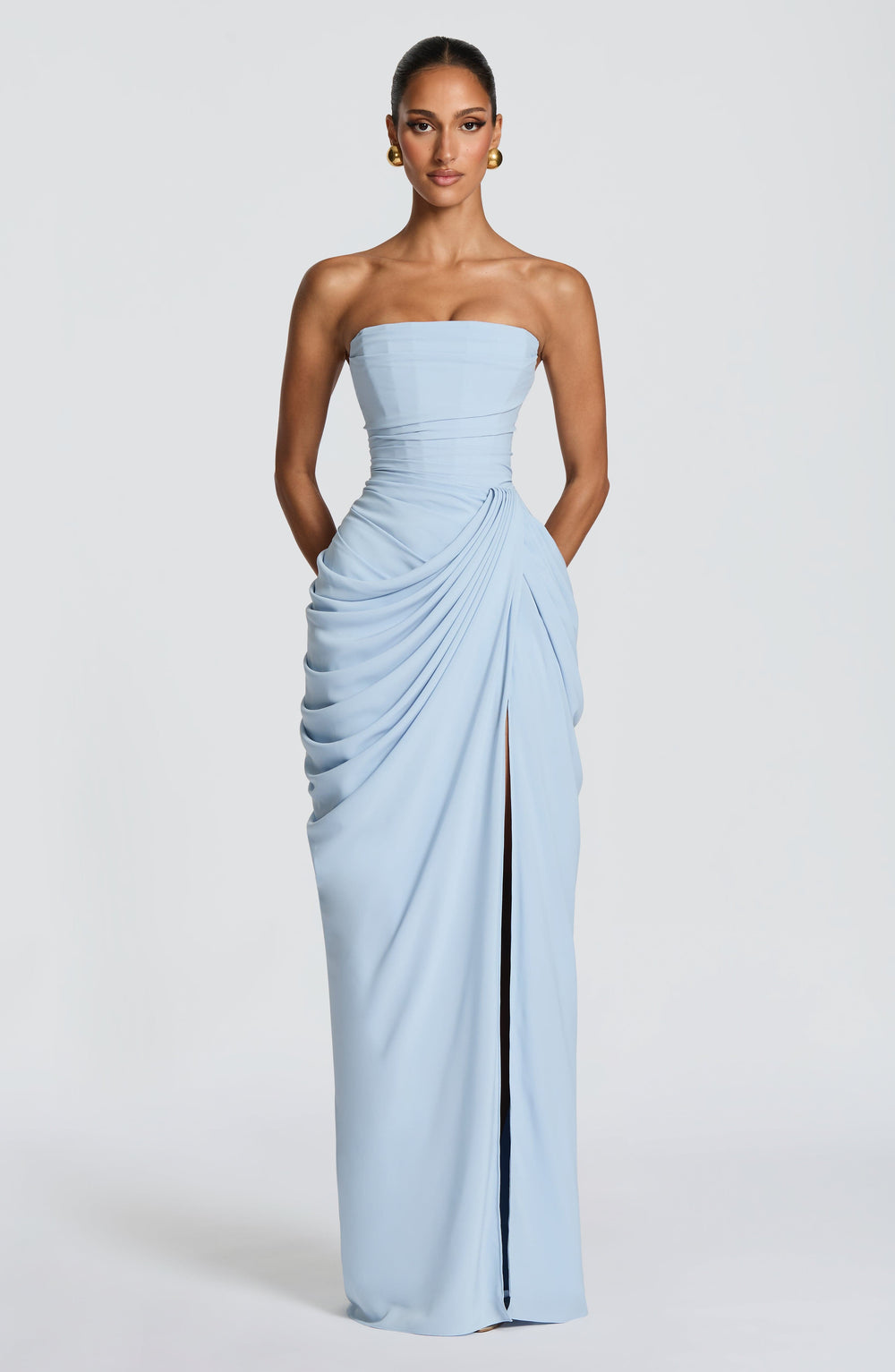 Ulla maxi dress in yellow