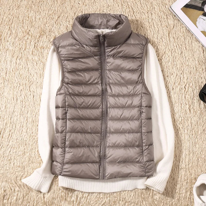Bergljot lightweight quilted body warmer gilet – image 4