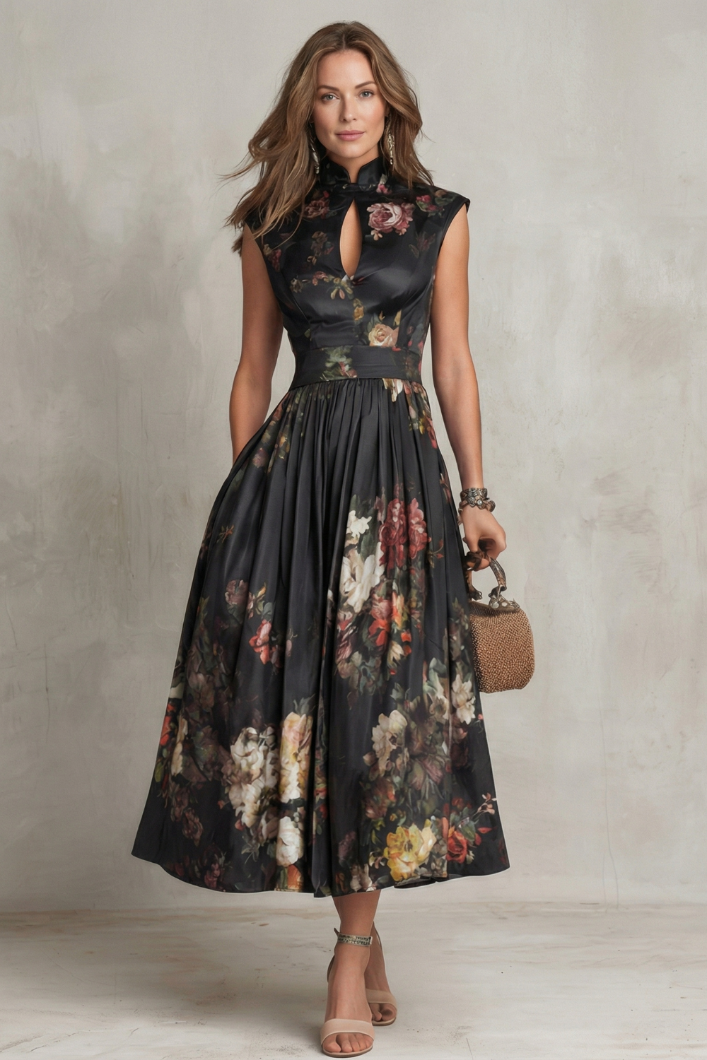 Clarice midi wedding guest dress – image 2