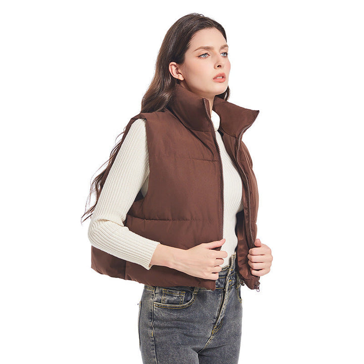 Blythe lightweight gilet, back view