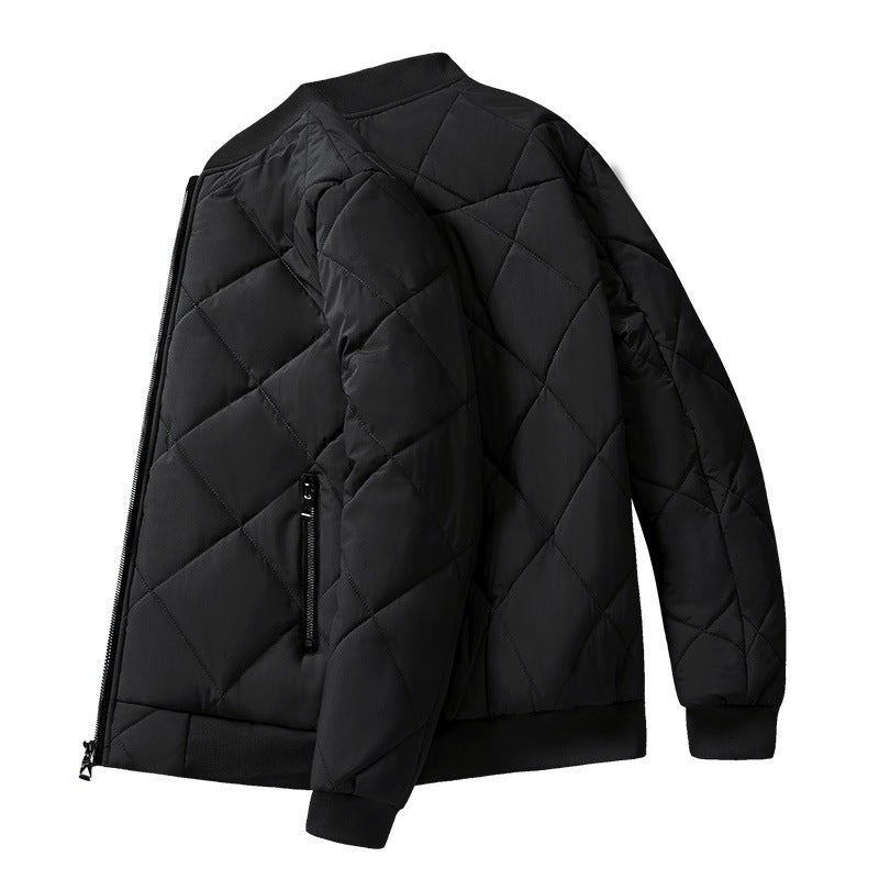 Clarissa Elegant Diamond Quilted Bomber Jacket - image 6