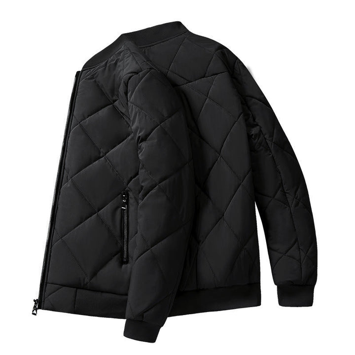 Clarissa Elegant Diamond Quilted Bomber Jacket - image 6