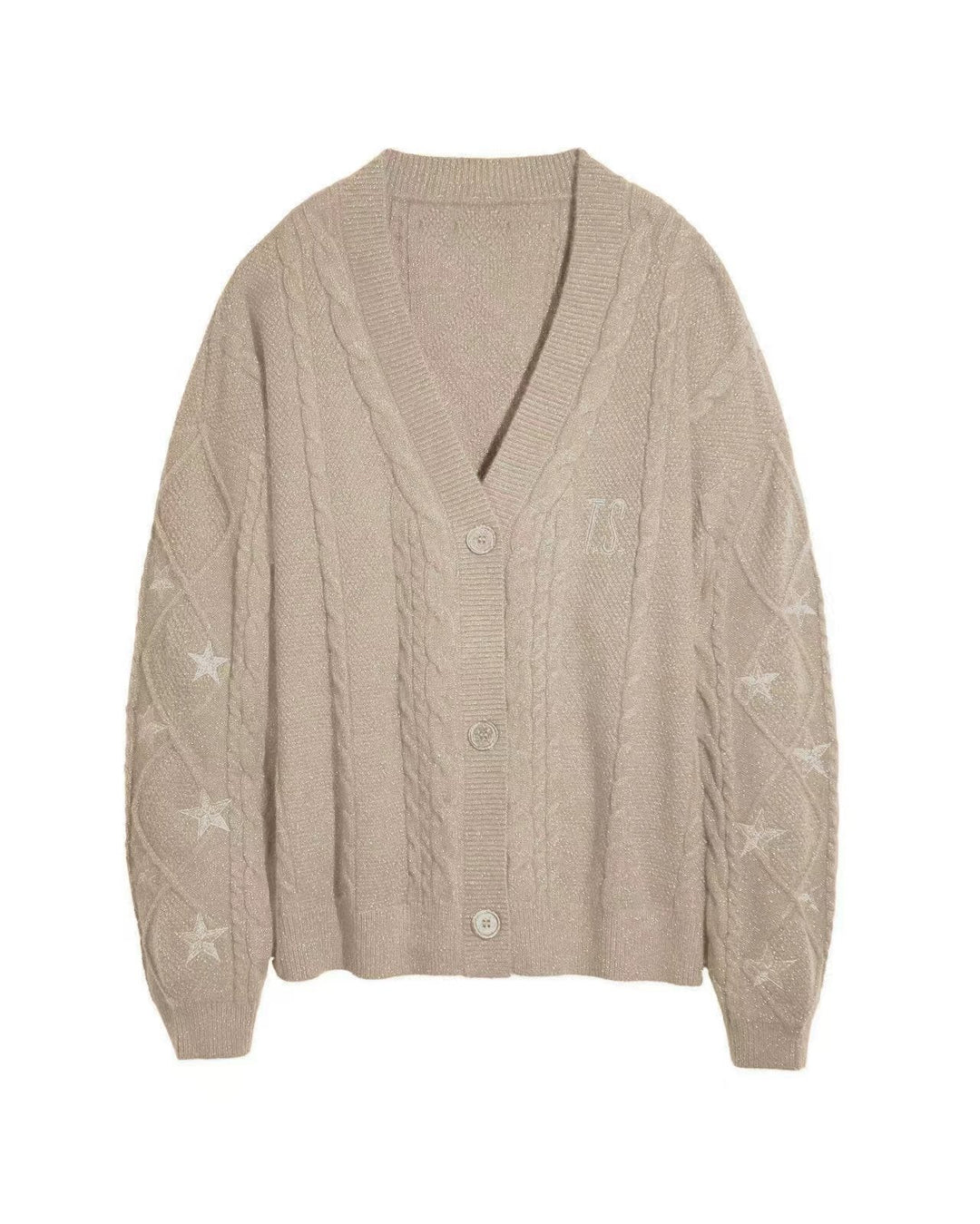 Ebba chunky cable knit cardigan – image 10