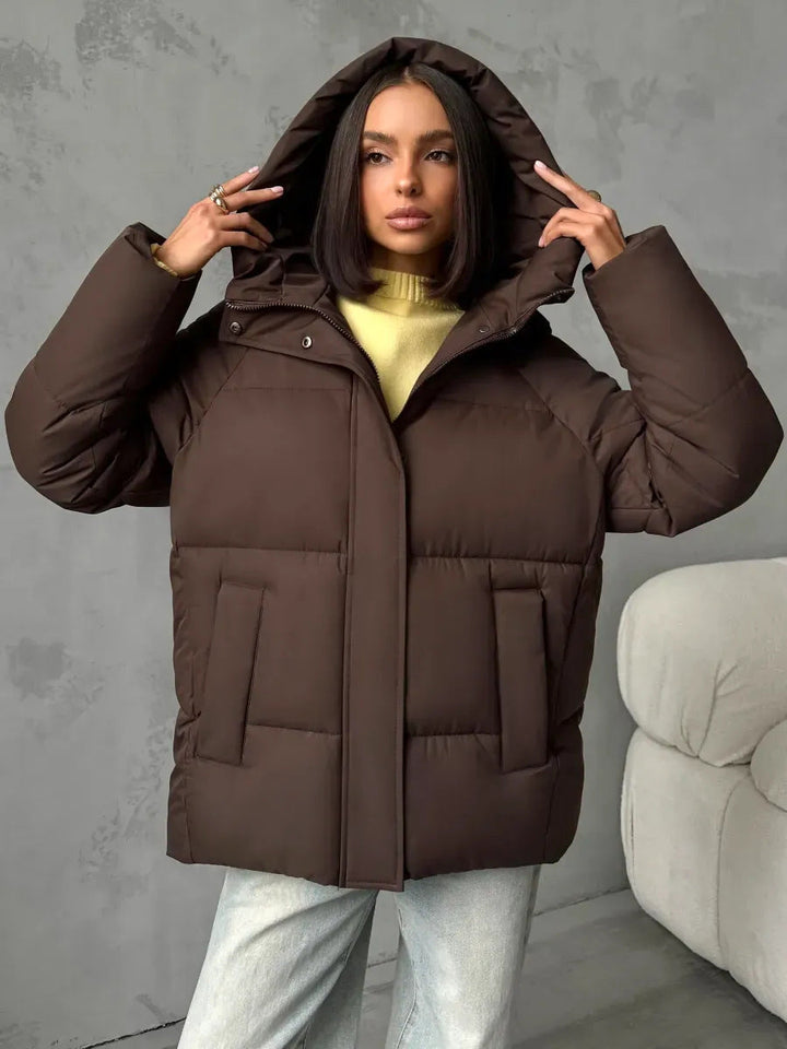 Fenella puffer jacket, oversized fit
