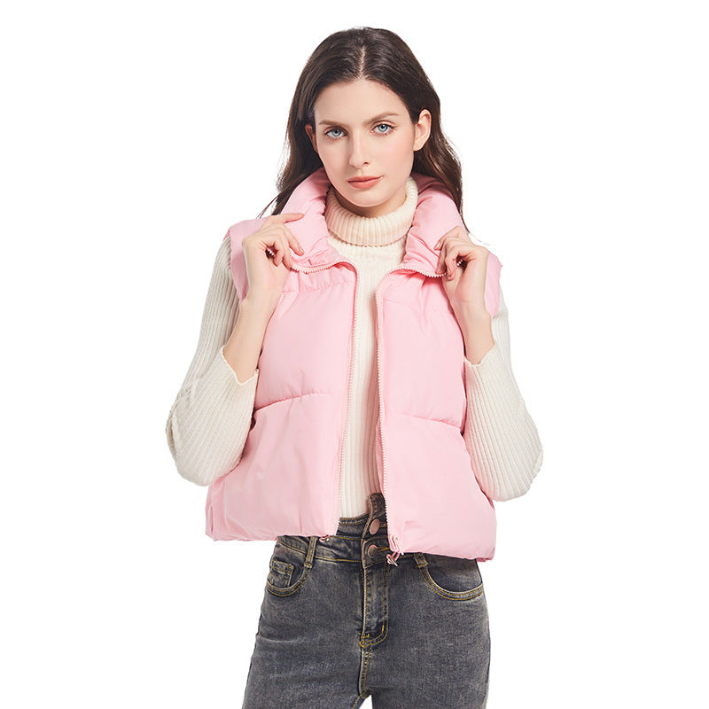 Blythe lightweight gilet, drawstring hem detail