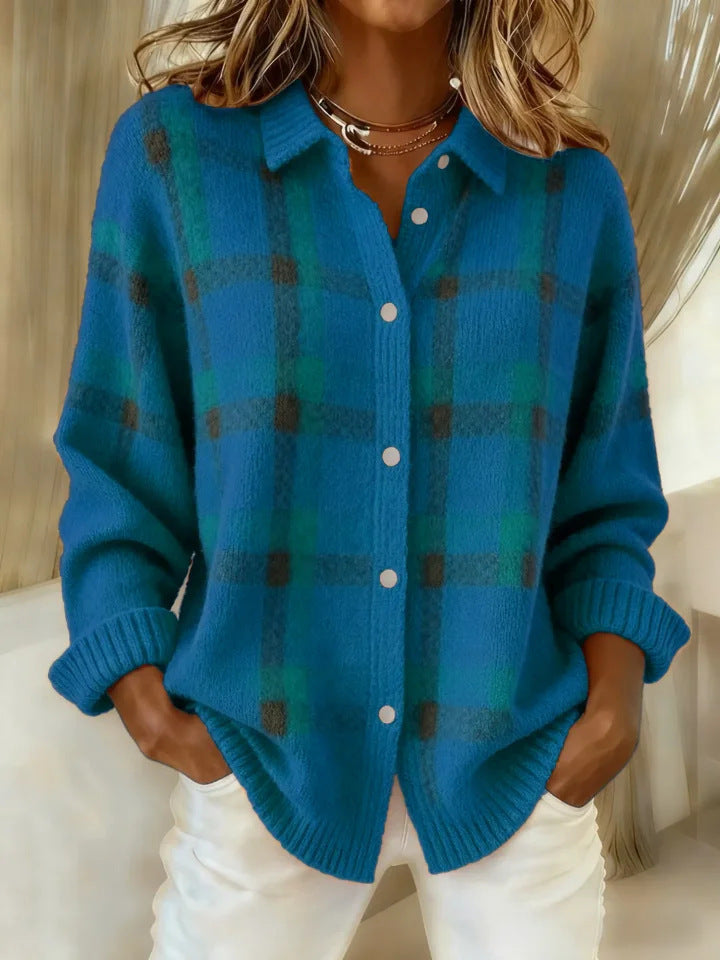 Maj knit cardigan with collar – image 9