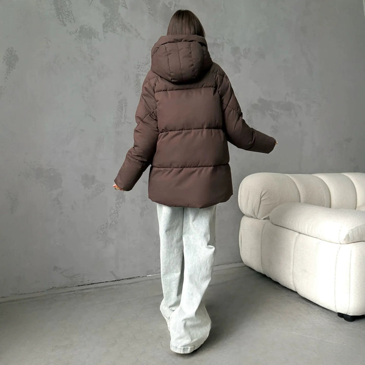 Perrine puffer jacket in blue