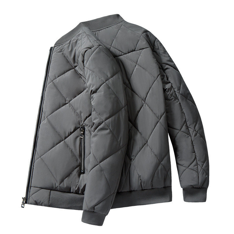 Clarissa Elegant Diamond Quilted Bomber Jacket - image 2