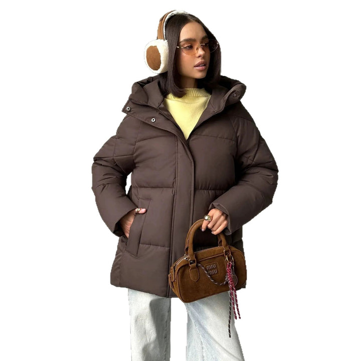 Perrine puffer jacket in black