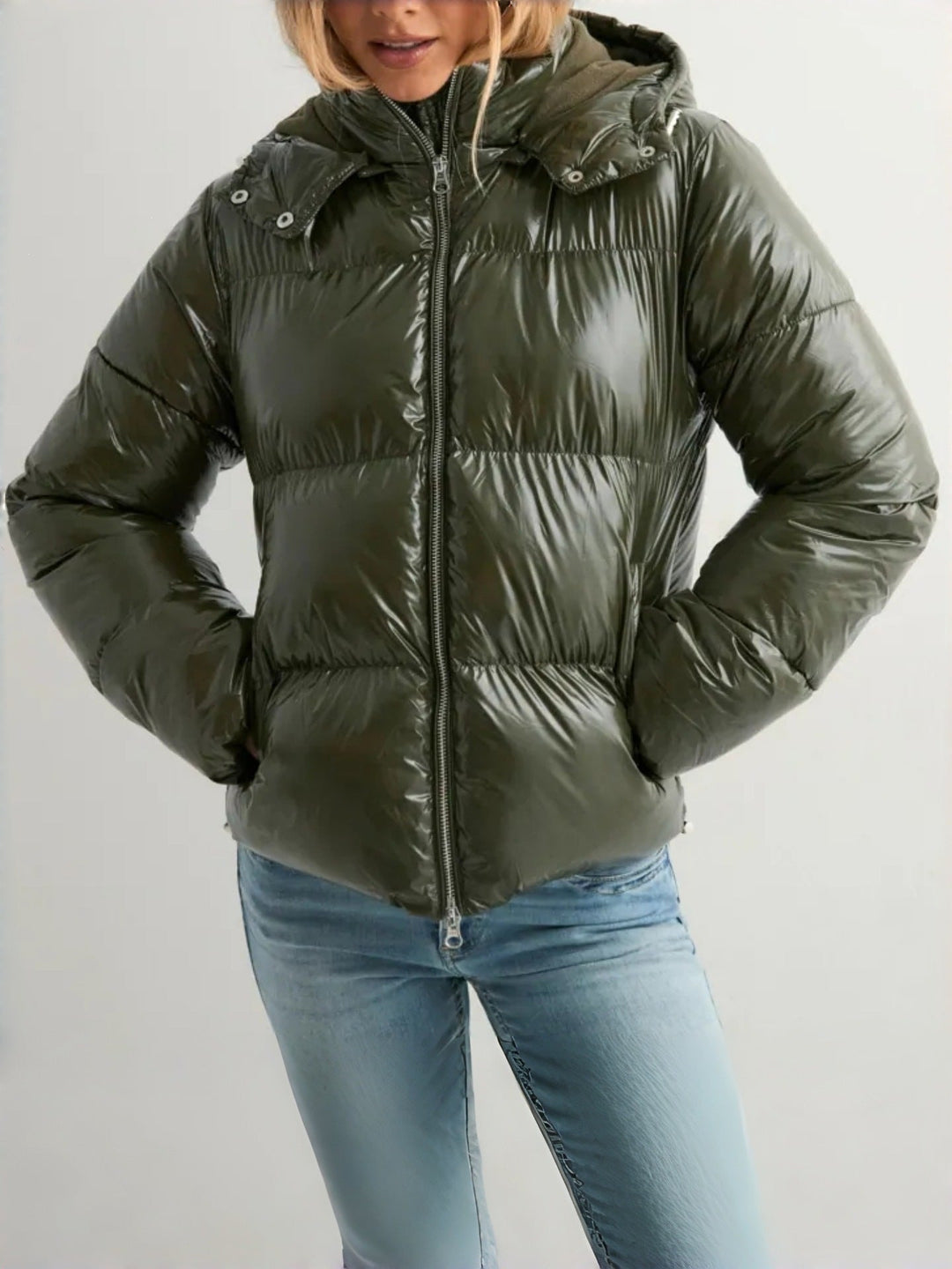 Eudora quilted jacket, back view