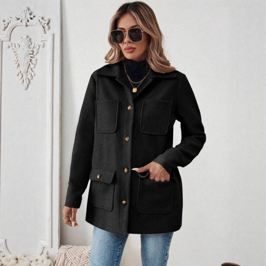 Orsola utility jacket with pockets