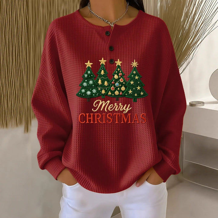 Tove waffle knit jumper – image 5