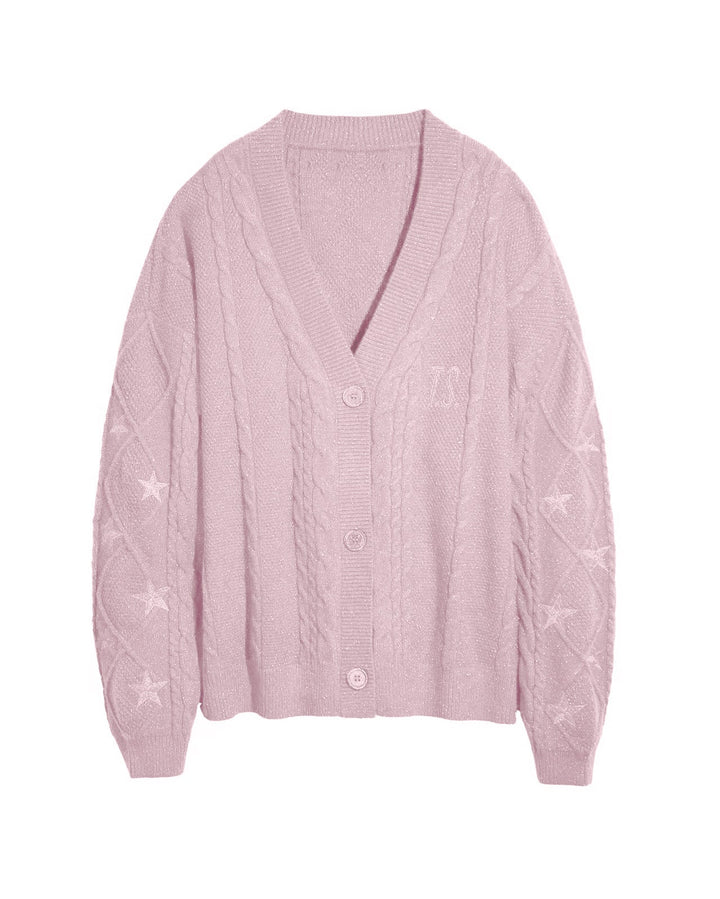 Ebba chunky cable knit cardigan – image 9