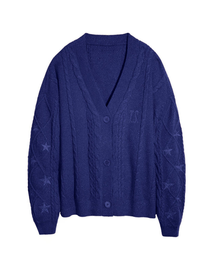 Ebba chunky cable knit cardigan – image 7