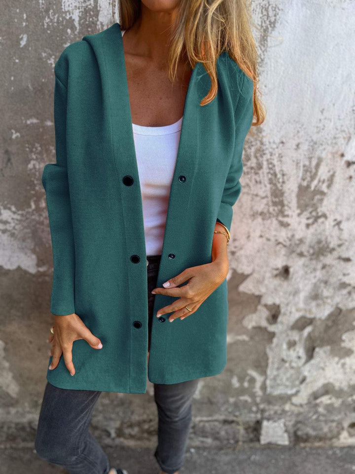 Marieke mid length hooded coat – image 12