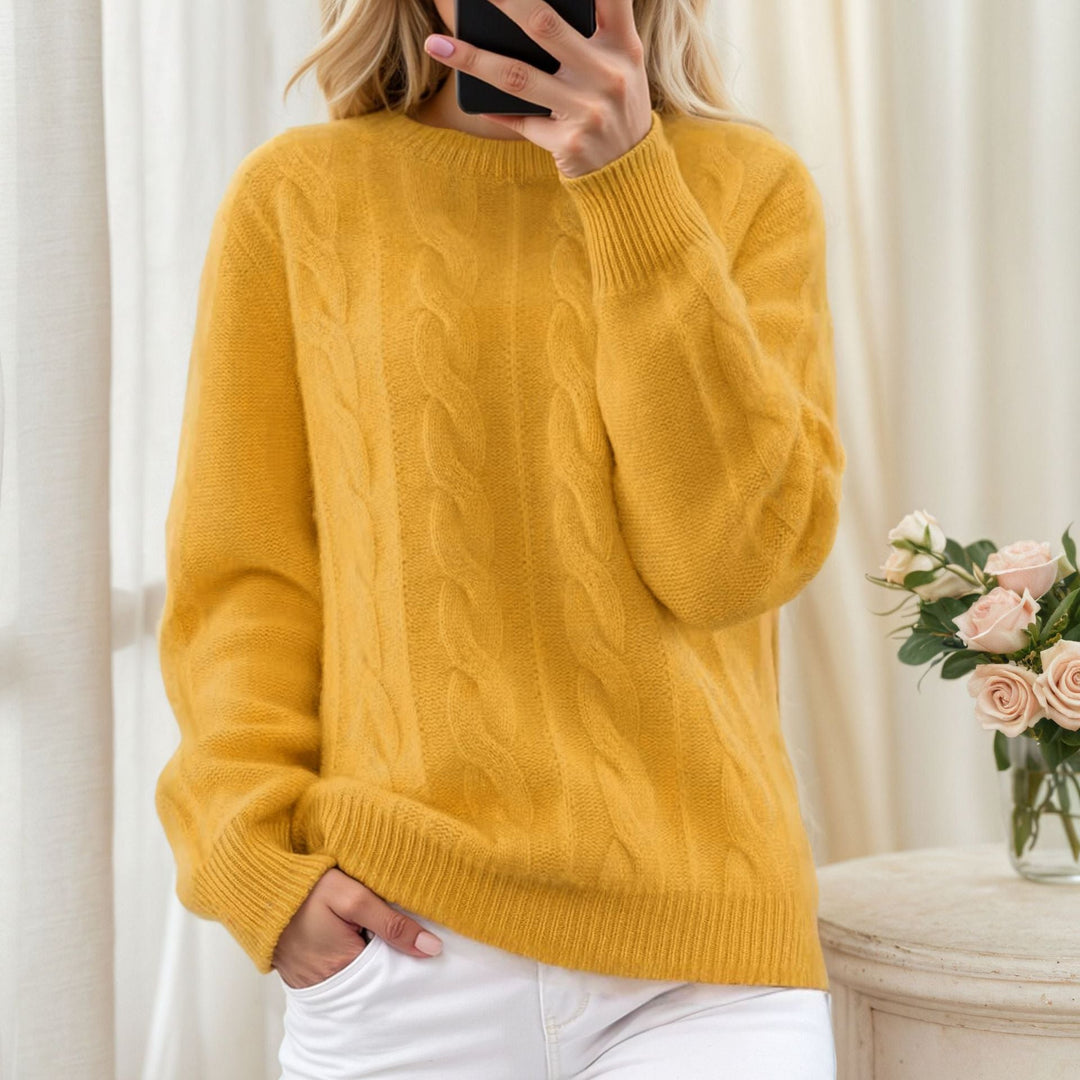 Elke classic warm knit jumper – image 9