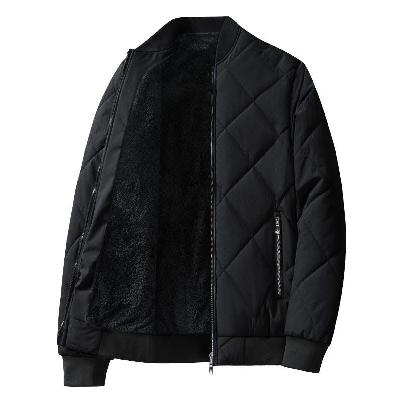 Clarissa Elegant Diamond Quilted Bomber Jacket - image 4