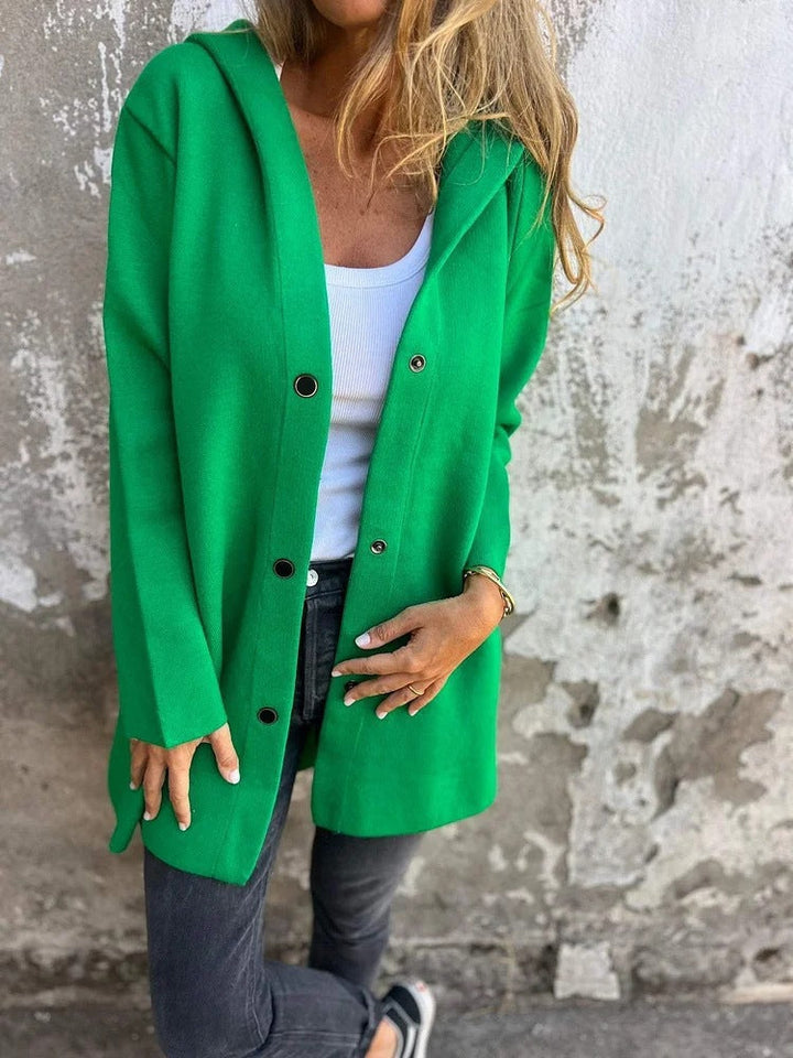 Marieke mid length hooded coat – image 23