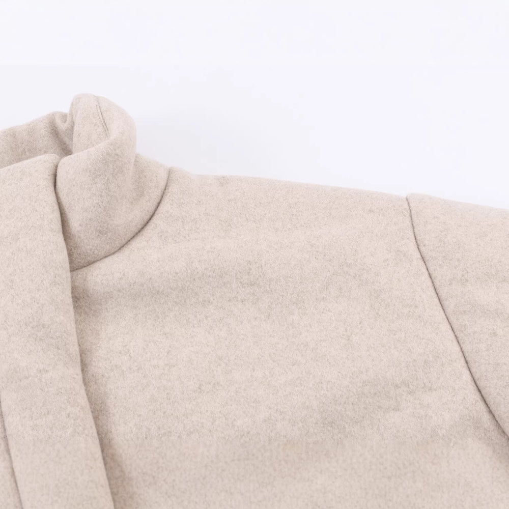 Guinevere padded jacket, high collar detail