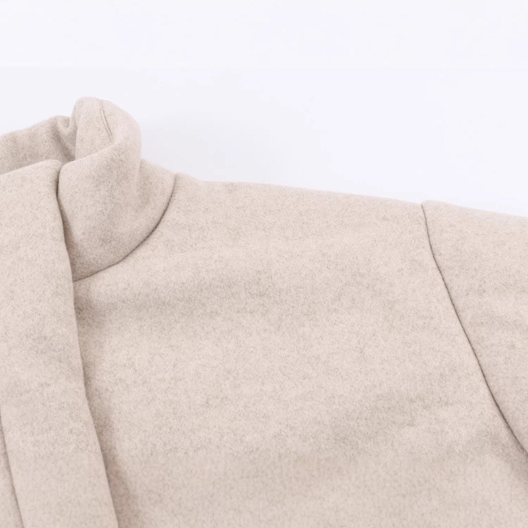 Guinevere padded jacket, high collar detail