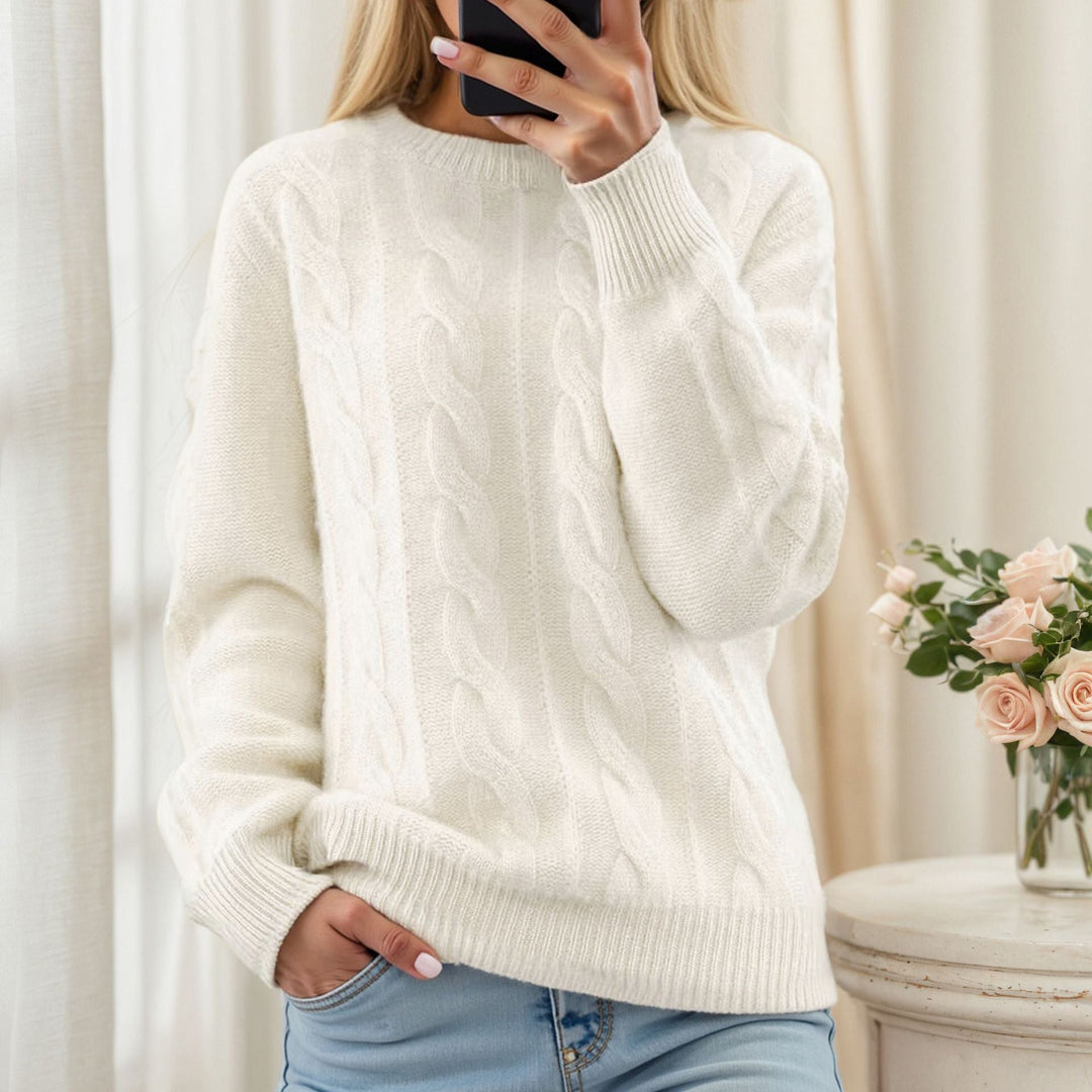 Elke classic warm knit jumper – image 8