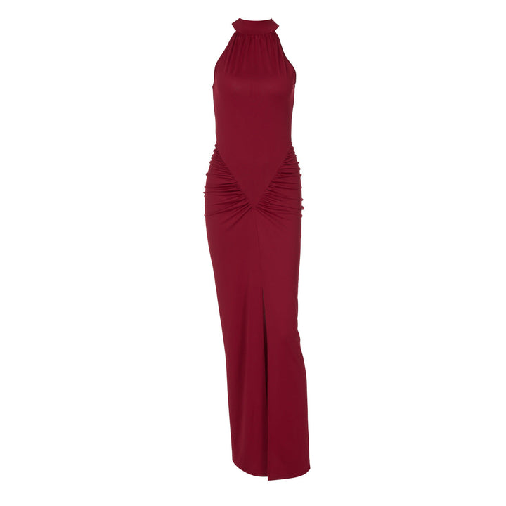 Melisande draped bodycon maxi dress – image 5