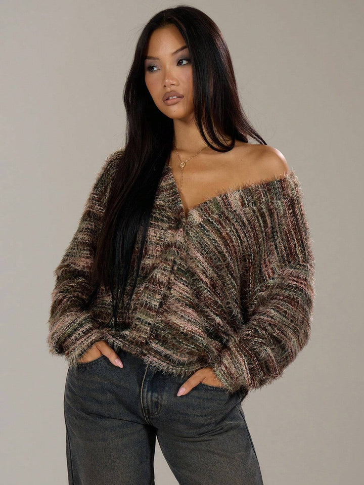 Hyacinth oversized knit jumper, sleeve detail