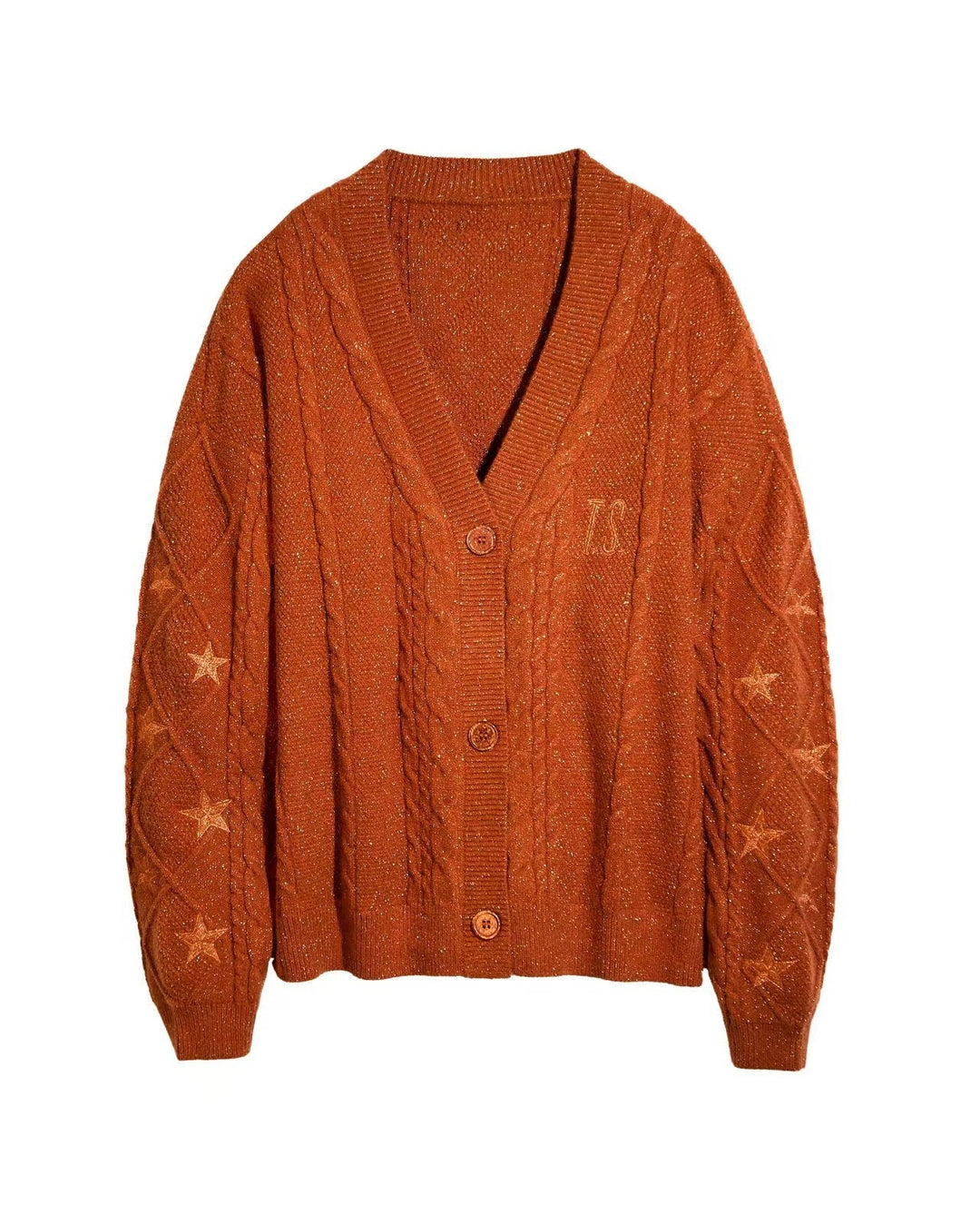 Ebba chunky cable knit cardigan – image 6