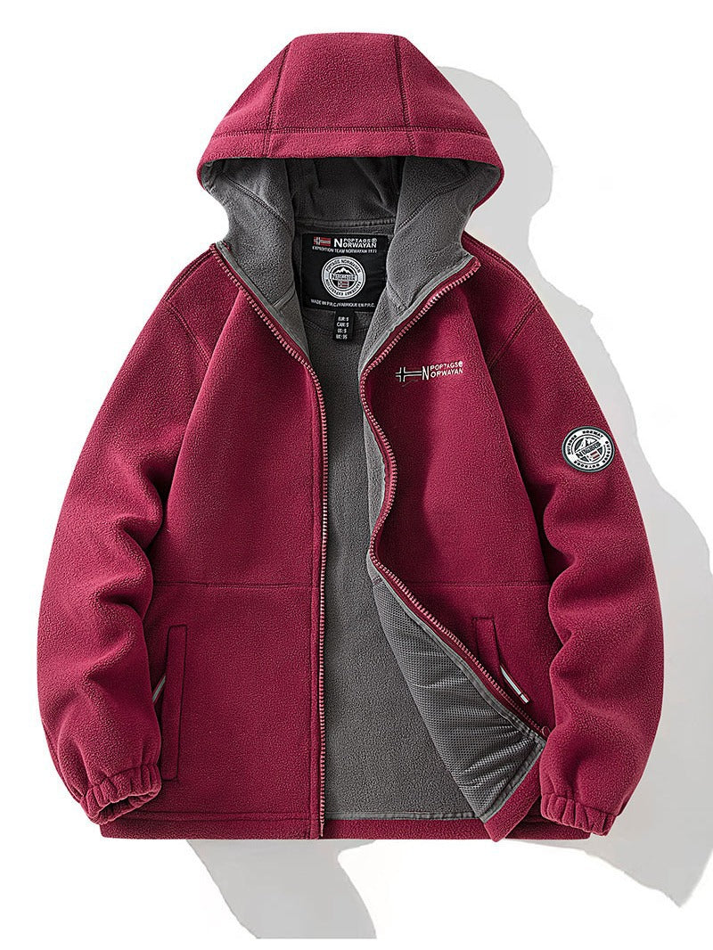 Kari hooded fleece jacket – image 6