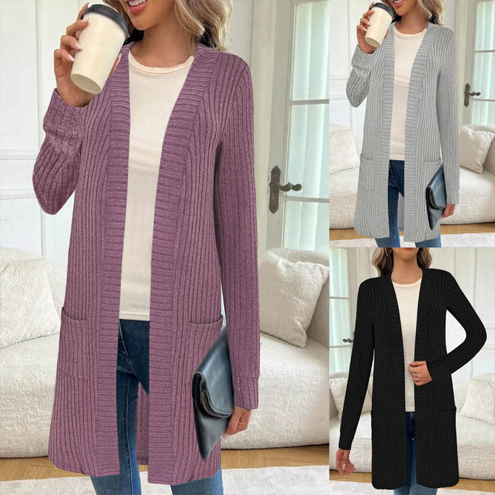 Marnie longline knit cardigan with pockets