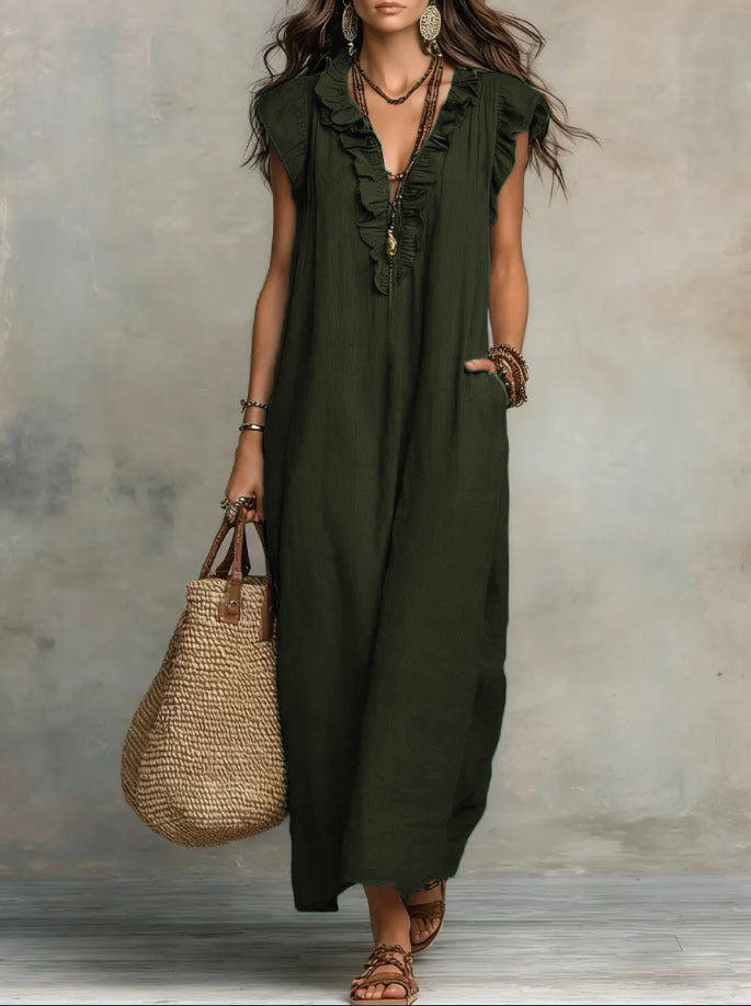 Elodie flowing bohemian dress – image 13