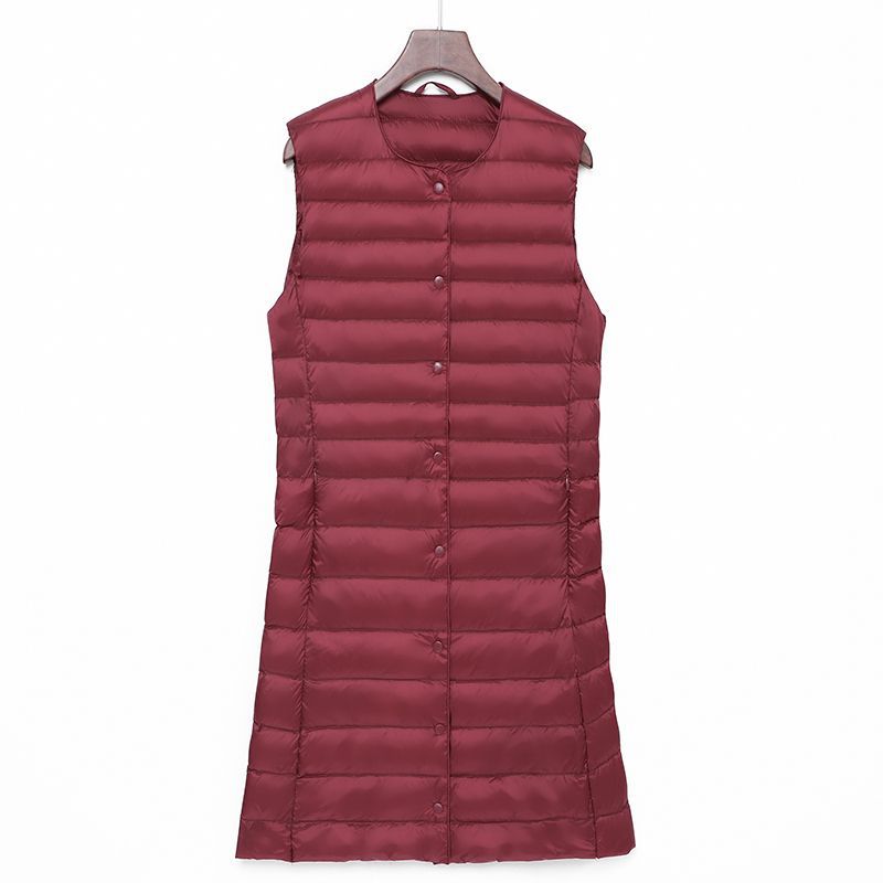 Calandra long quilted a line gilet – image 8
