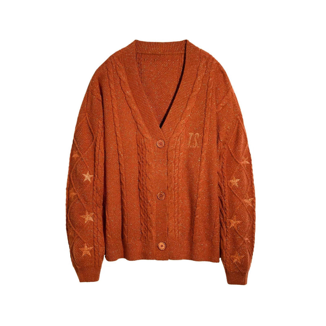 Ebba chunky cable knit cardigan