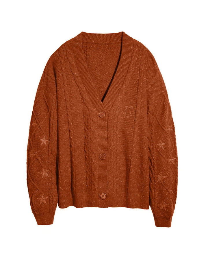 Ebba chunky cable knit cardigan – image 13