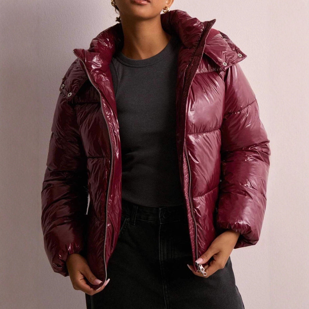 Eudora hooded quilted jacket