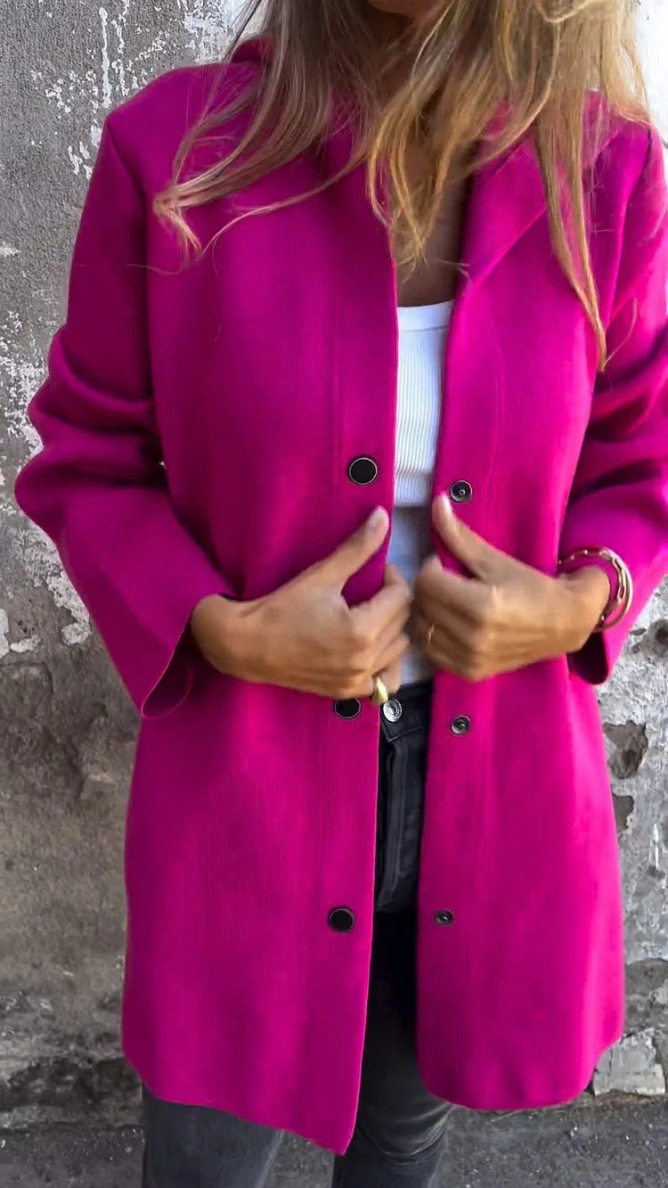 Marieke mid length hooded coat – image 17