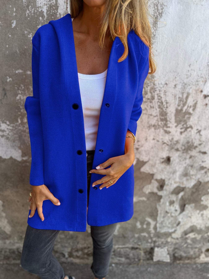 Marieke mid length hooded coat – image 24