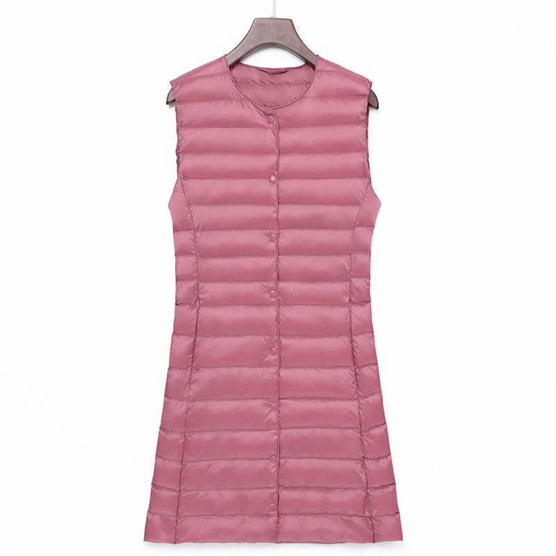 Calandra long quilted a line gilet – image 10