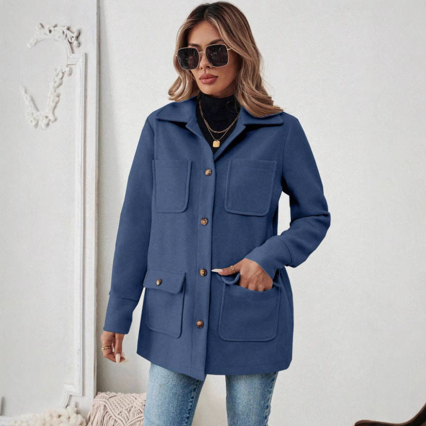 Orsola utility jacket in apricot