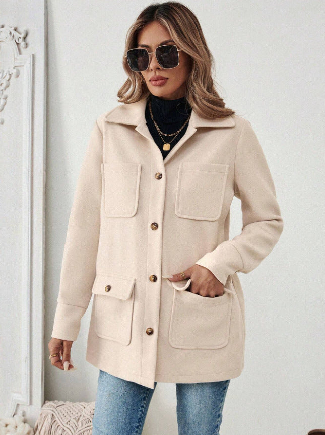 Orsola utility jacket in yellow