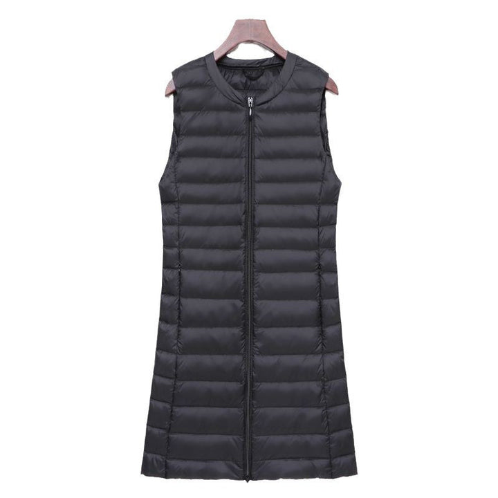 Calandra long quilted a line gilet – image 5