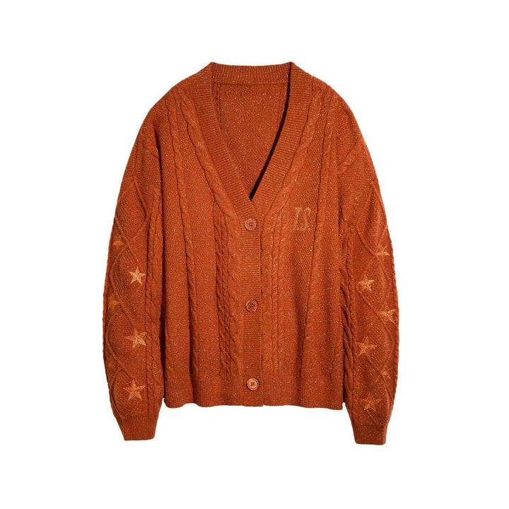 Ebba chunky cable knit cardigan – image 4