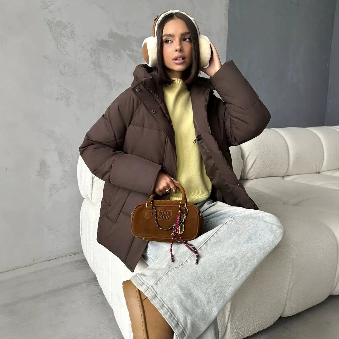 Perrine puffer jacket in grey
