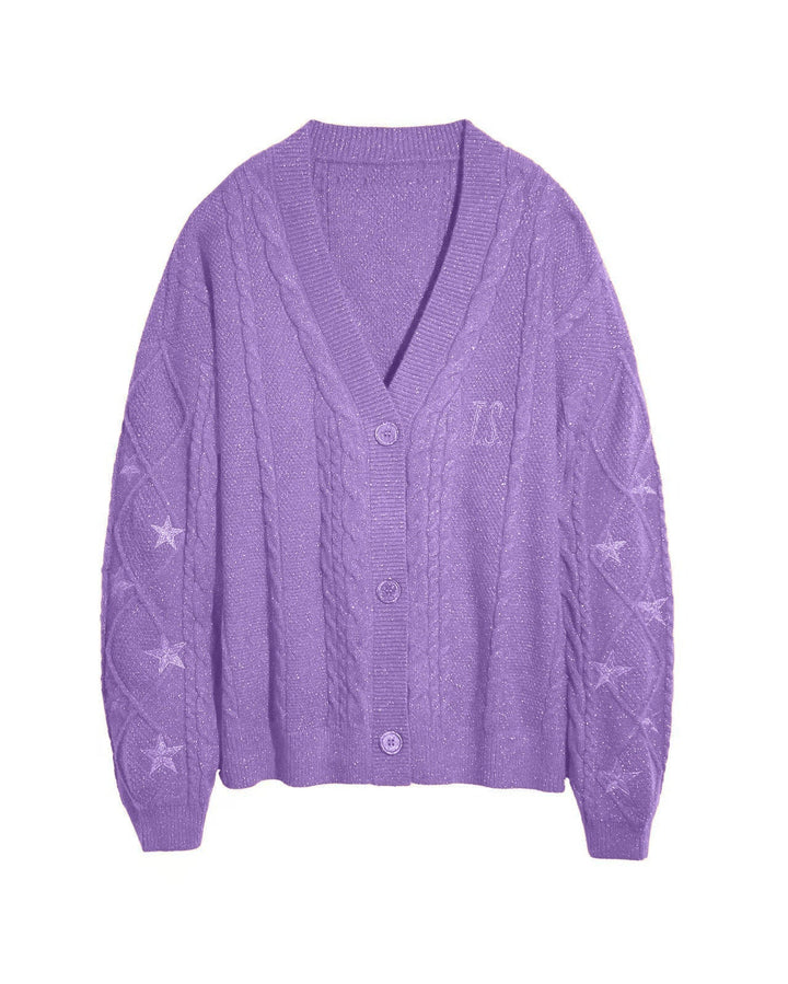 Ebba chunky cable knit cardigan – image 14