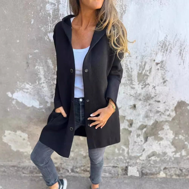 Marieke mid length hooded coat – image 6