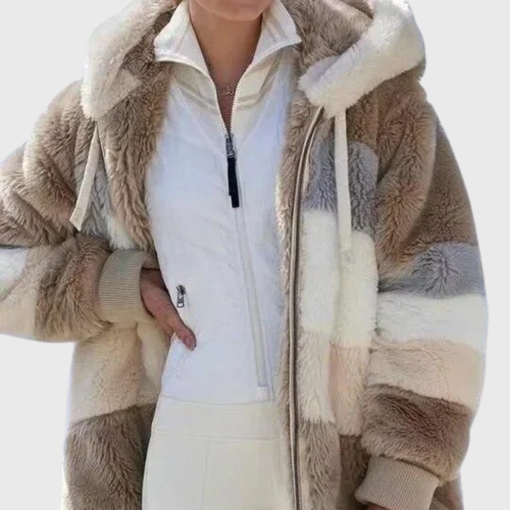 Ada cosy hooded jacket with zip – image 14