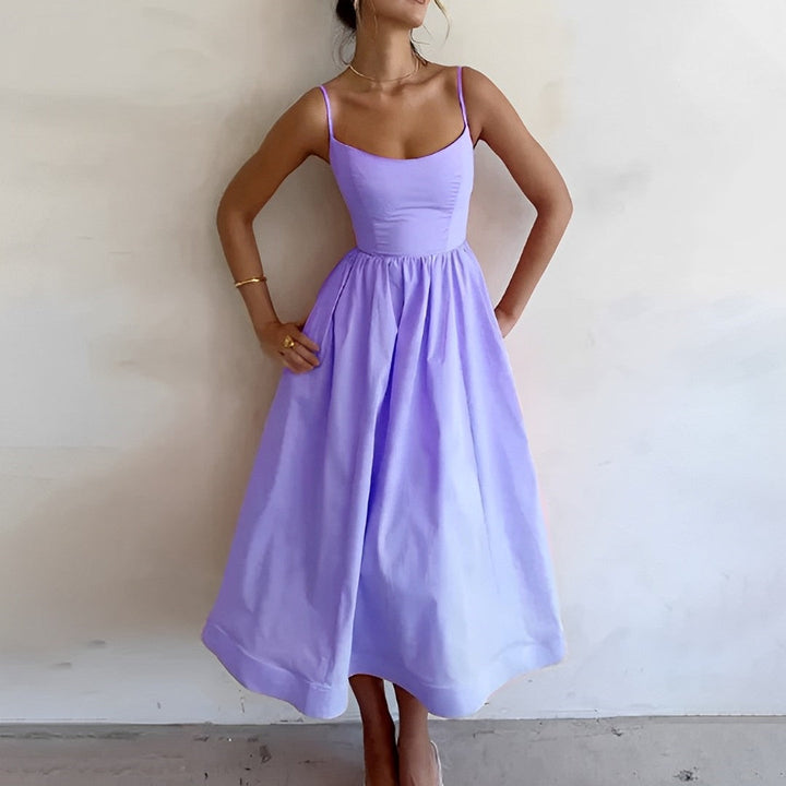 Kaia ruched bodycon dress in pink