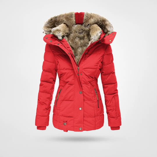 Amelia fleece lined hooded winter jacket – image 7