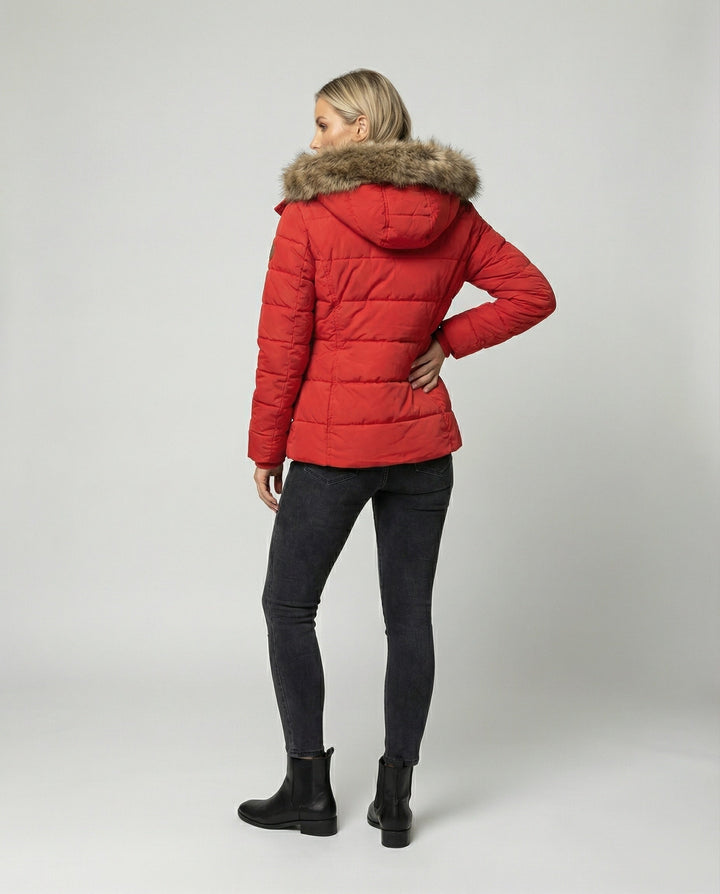 Amelia fleece lined hooded winter jacket – image 4